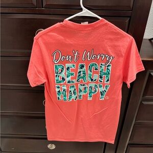 Coral Graphic Tee - Beach Happy